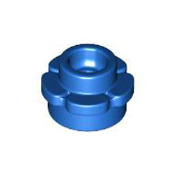 Flower 1x1 Bright Blue