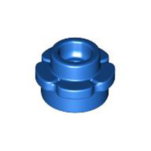 Flower 1x1 Bright Blue