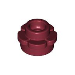 Flower 1x1 Dark Red