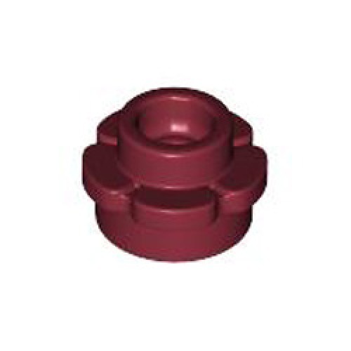 Flower 1x1 Dark Red