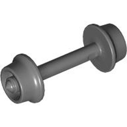 Wheels Diameter 8/11MM with Axle Dark Stone Grey