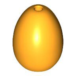 Egg Number 1 Flame Yellowish Orange