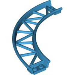 Rail 13x13, 1/4 Circle with 3.2 Shaft Dark Azur