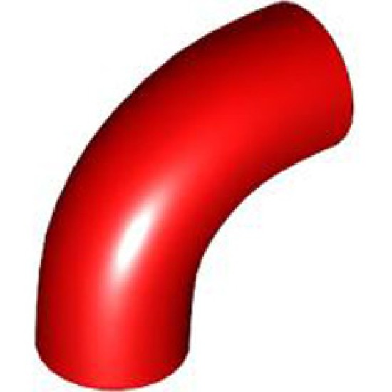 Design Shape with Tube Crosshole Bright Red