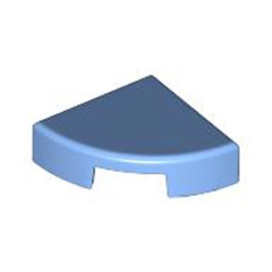 1/4 Circle Tile 1x1 Medium Blue