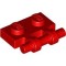 Plate 1x2 with Stick Bright Red