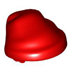 Mini Headsquare Scarf Bright Red