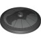 Round Plate Diameter 32x6.4 with Black and Silver Metallic Batman Black