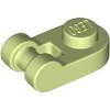 Plate 1x1 Round with 3.2 Shaft Spring Yellowish Green