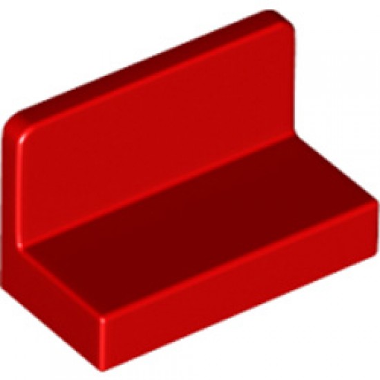 Wall Element 1x2x1 Bright Red