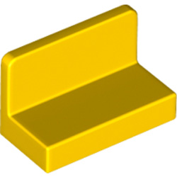 Wall Element 1x2x1 Bright Yellow Wall Element 1x2x1 Bright Yellow