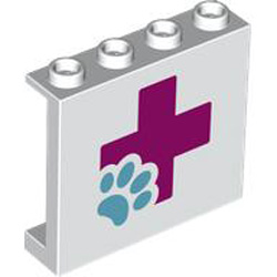 Wall Element 1x4x3 Number 2 White