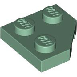 Plate 2x2 Corner 45 Degree Sand Green Plate 2x2 Corner 45 Degree Sand Green
