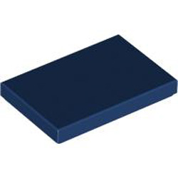 Flat Tile 2x3 Earth Blue