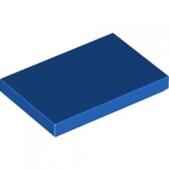 Flat Tile 2x3 Bright Blue