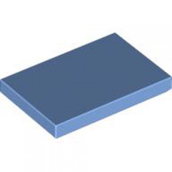 Flat Tile 2x3 Medium Blue