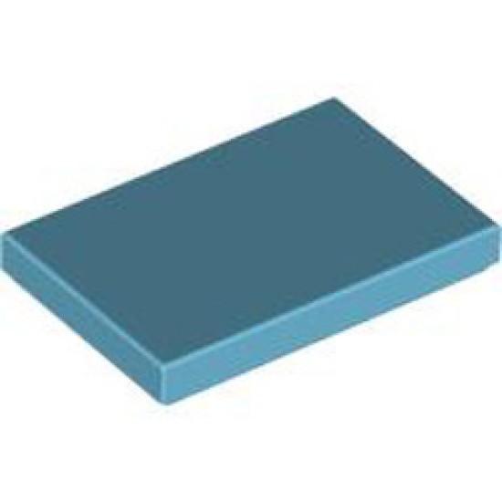 Flat Tile 2x3 Medium Azur