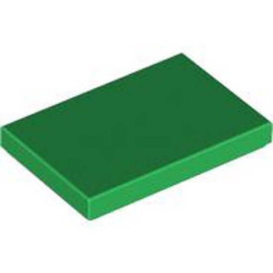 Flat Tile 2x3 Dark Green