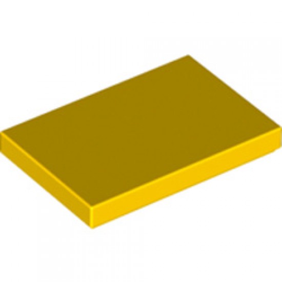 Flat Tile 2x3 Bright Yellow
