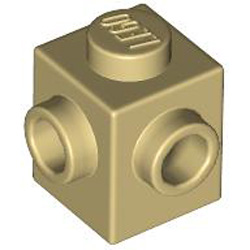 Brick 1x1 with 2 Knobs, Corner Brick Yellow Brick 1x1 with 2 Knobs, Corner Brick Yellow