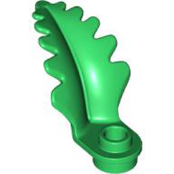 Plant with Plate 2x3x2 Number 1 Dark Green