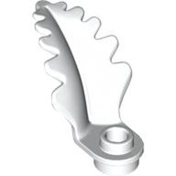 Plant with Plate 2x3x2 Number 1 White
