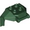 Design Brick 4x3x3 with 3.2 Shaft Number 1 Earth Green
