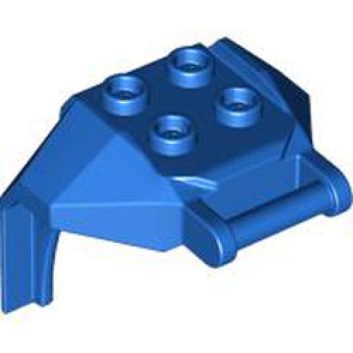 Design Brick 4x3x3 with 3.2 Shaft Number 1 Bright Blue