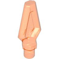 Spear Number 1 Transparent Fluorescent Reddish Orange