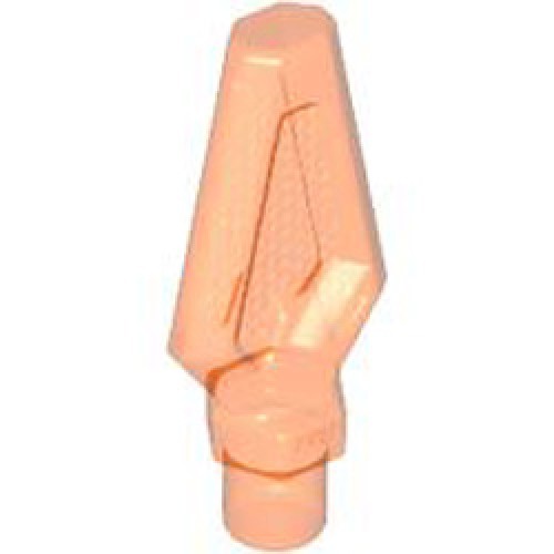 Spear Number 1 Transparent Fluorescent Reddish Orange