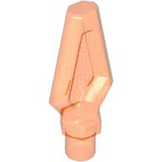 Spear Number 1 Transparent Fluorescent Reddish Orange