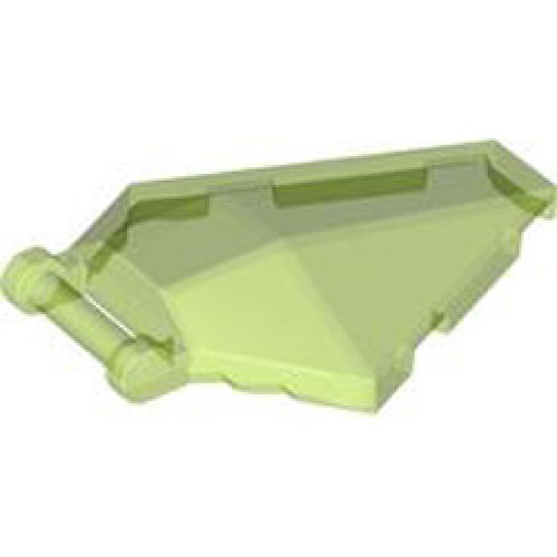 Cockpit 4x5x1 with 3.2 Shaft Number 1 Transparent Bright Green