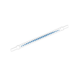 Flex Hose 10 Module with 3.2 Shaft Transparent with Inner Bright Blue