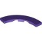Tile 4x4 with Bow Medium Lilac