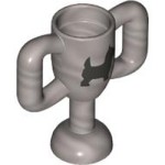 Mini Trophy Number 1 Silver Metallic