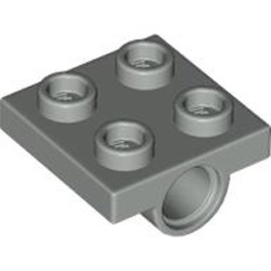 Technic Double Bearing Plate 2x2 Light Grey