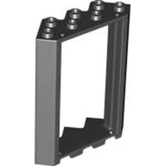 Wall 4x4x6 45 Degree Number 1 Black