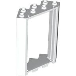 Wall 4x4x6 45 Degree Number 1 White