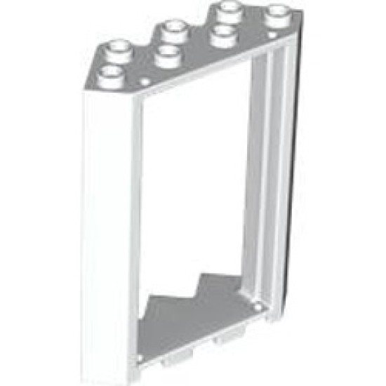 Wall 4x4x6 45 Degree Number 1 White