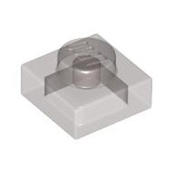Plate 1x1 Transparent Brown