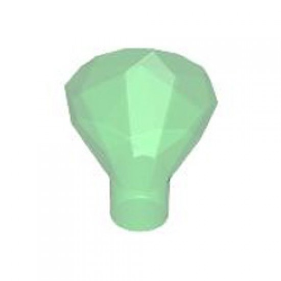 Diamond with Stick Transparent Green
