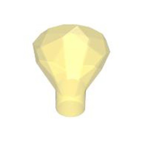 Diamond with Stick Transparent Yellow