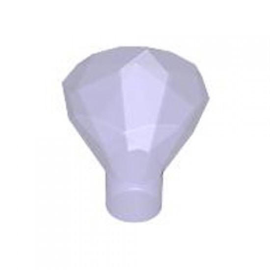 Diamond with Stick Transparent Bright Violet