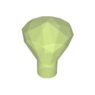 Diamond with Stick Transparent Bright Green