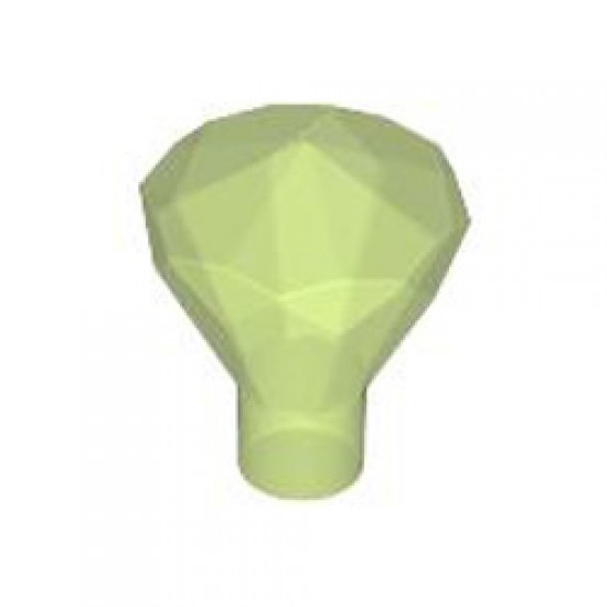 Diamond with Stick Transparent Bright Green