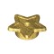 Star Symbol Star with Tube and Hole Diameter 1.5 Warm Gold