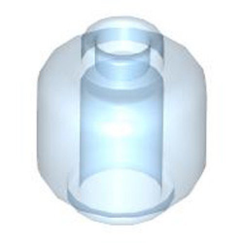 Mini Head Transparent Fluorescent Blue