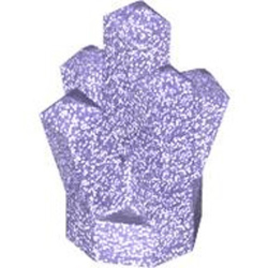 Rock Crystal Transparent Bright Violet Opalescence