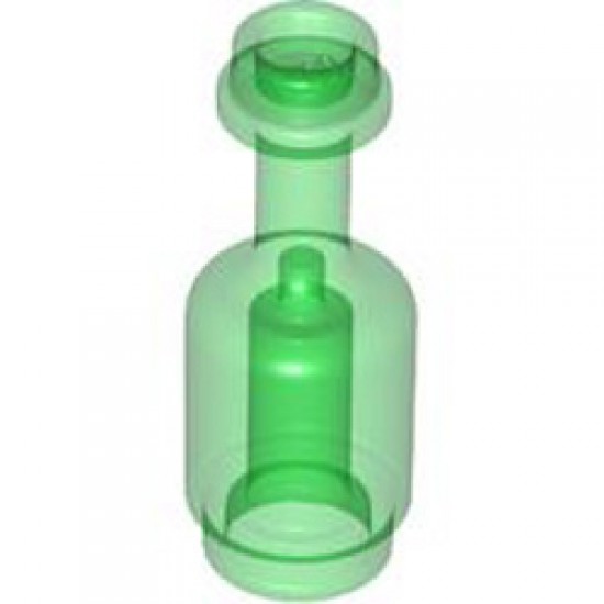 Bottle 1x1x2 Transparent Green
