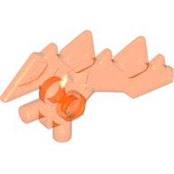 Blade Number 6 Transparent Fluorescent Reddish Orange